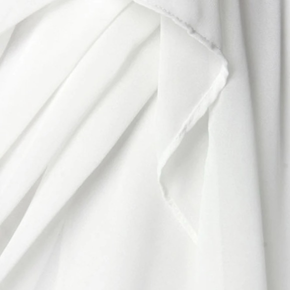 LuLus Elegant Gathering Ivory High-Low Dress New No Tags - Picture 6 of 11